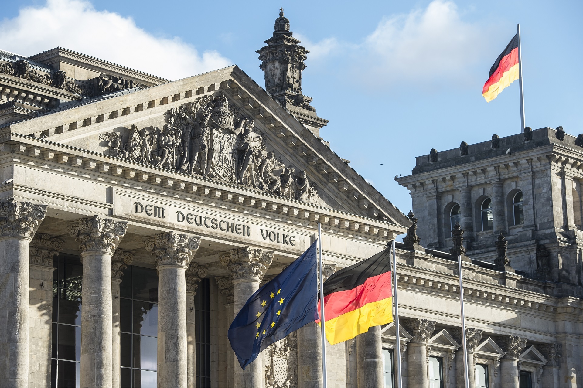 Reichstagsgebaeude in Berlin