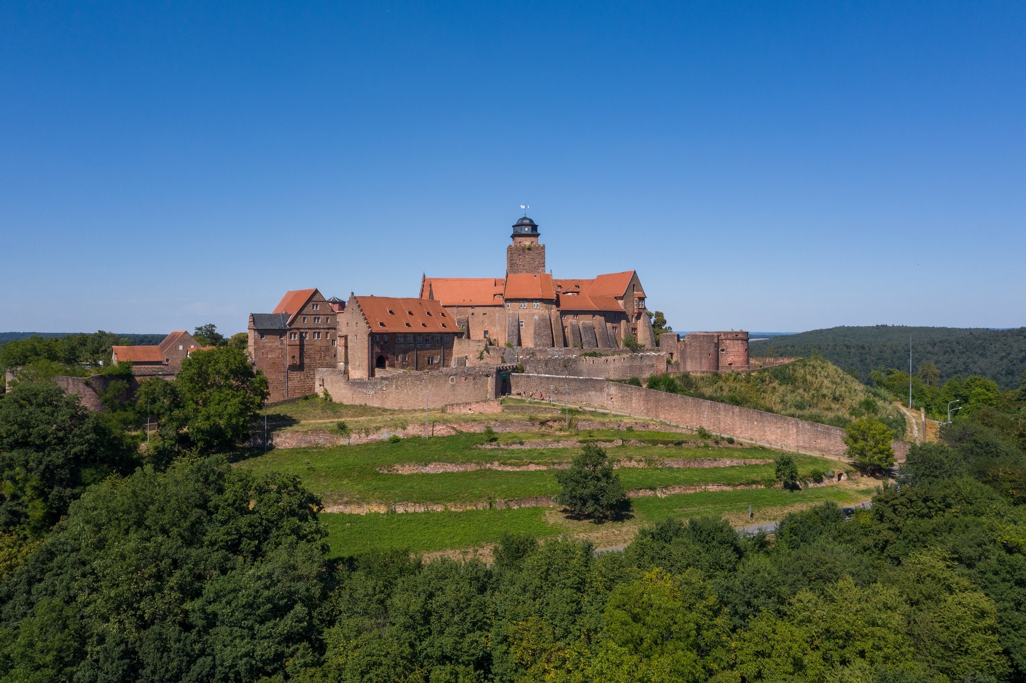 Burg Breuberg Drohnenaufnahme