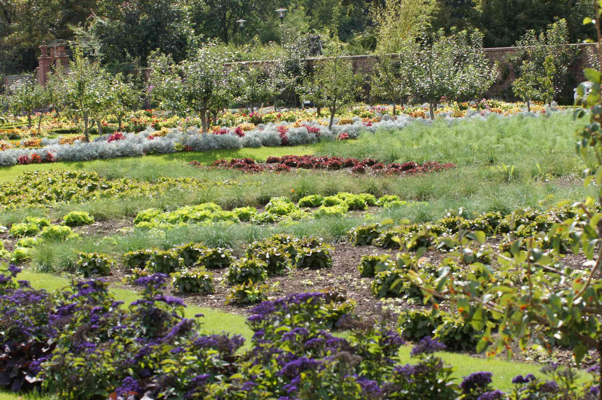 Pflanzenvielfalt im Prinz-Georg-Garten in Darmstadt