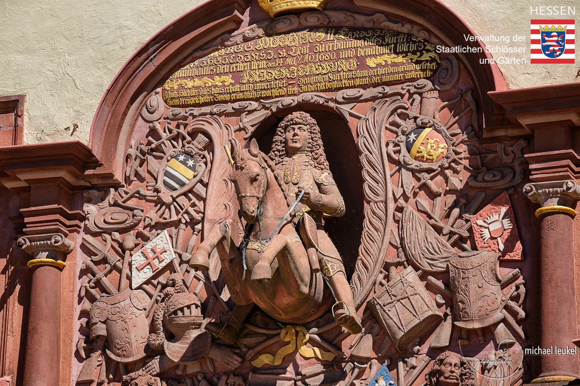 Bad Homburg Palace, ornamental portal