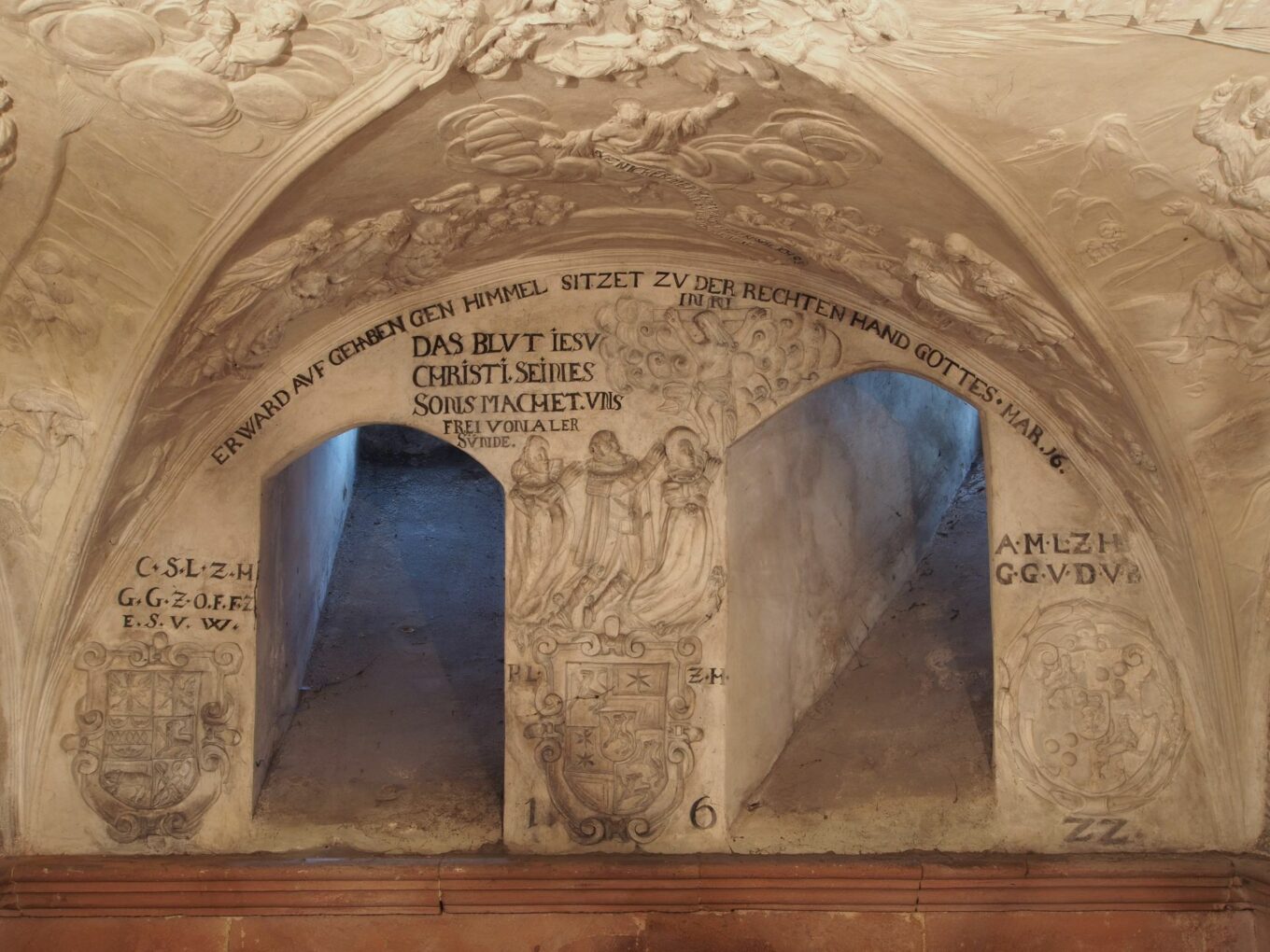 Butzbach Princely Crypt, east wall