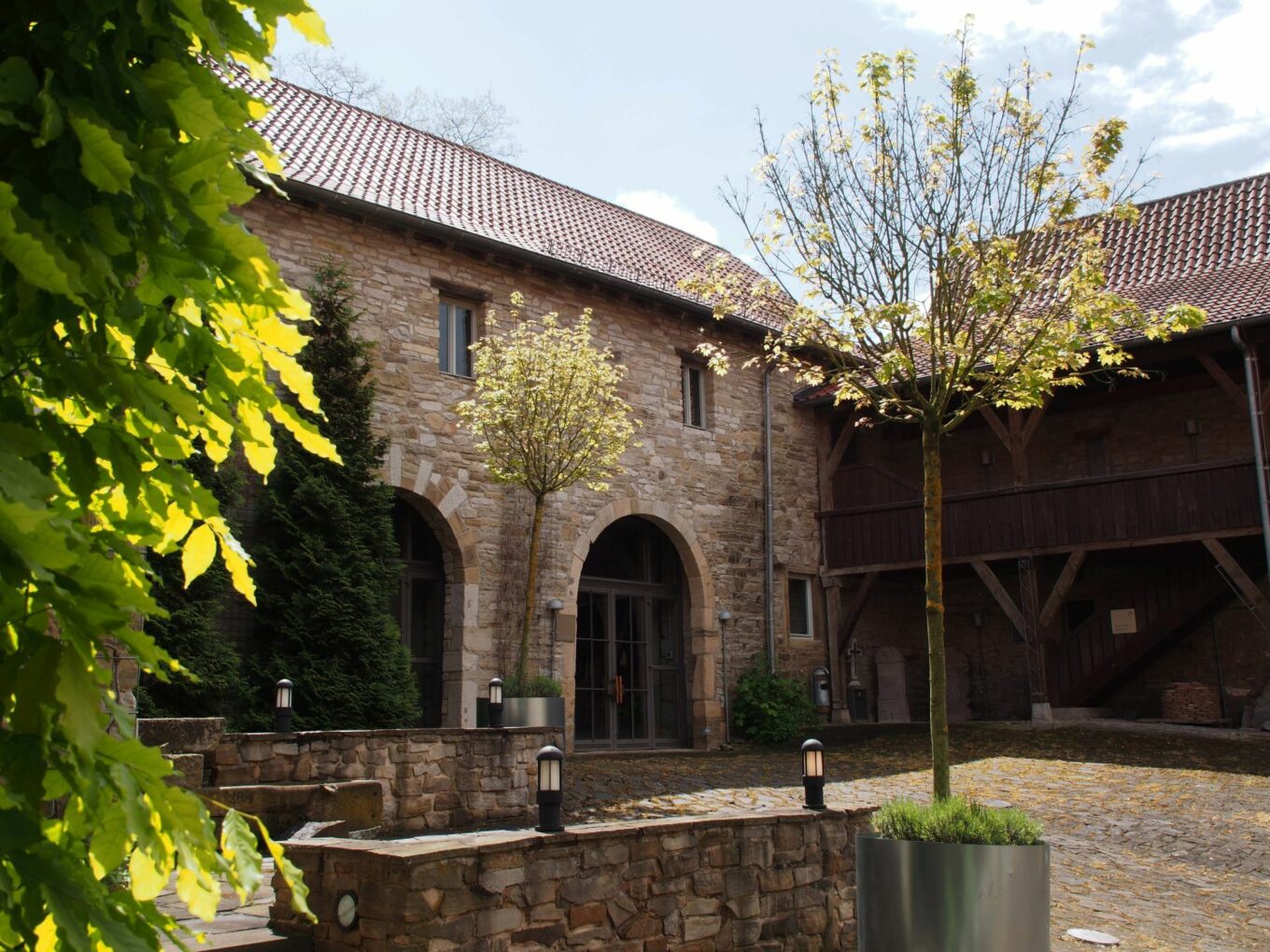 Cornberg Monastery, courtyard