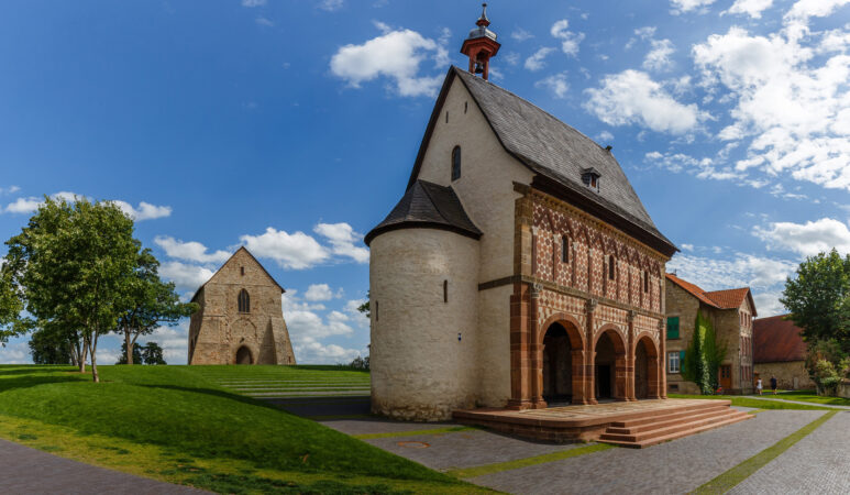 Lorsch Abbey with gate hall and church fragment