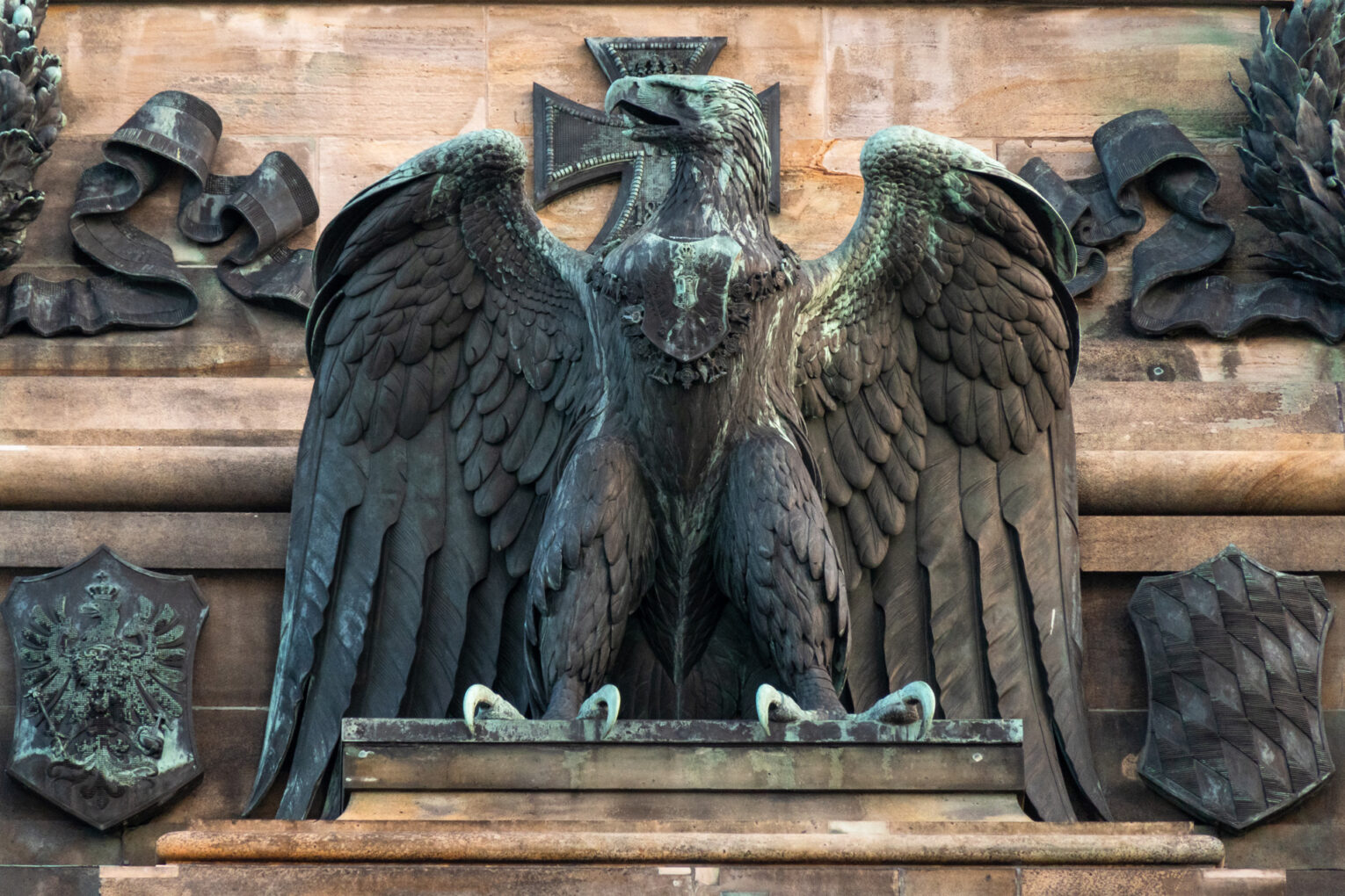 Niederwald Monument, imperial eagle