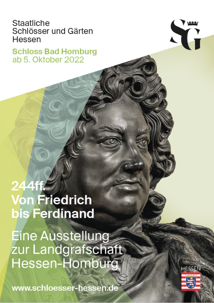 The poster for the new permanent exhibition “244ff. from Frederick to Ferdinand”.