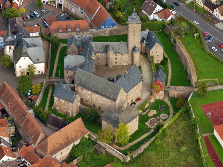 Steinau Castle from above