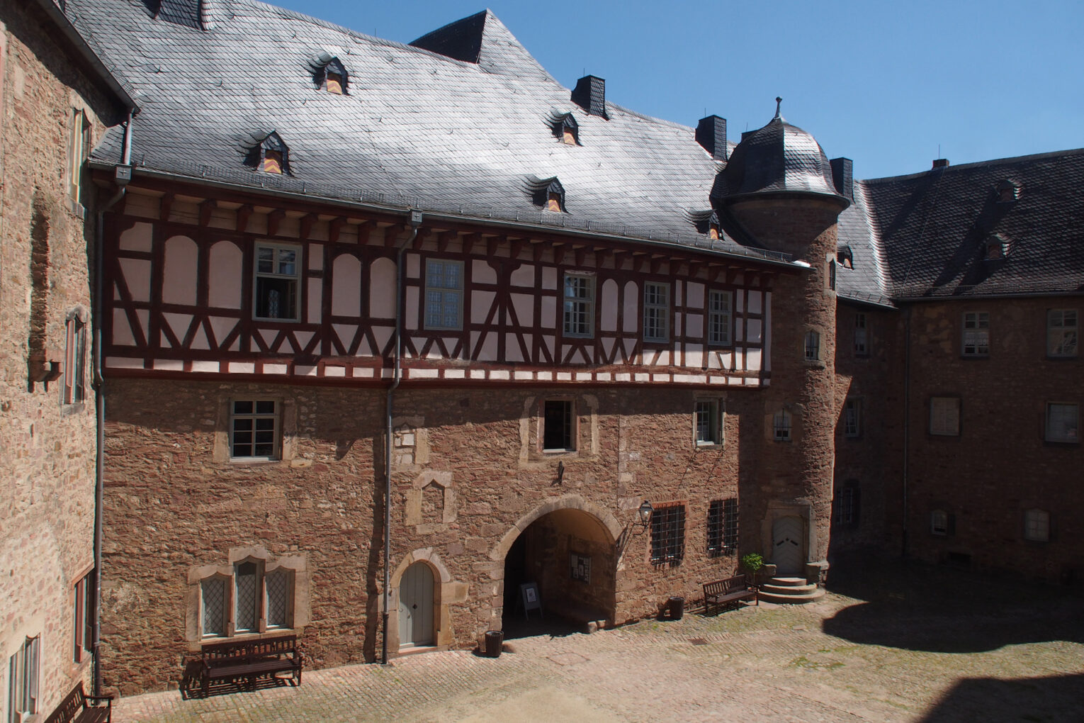 Schloss Steinau Innenhof