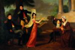 Kopie nach Johann Friedrich August Tischbein, 1750-1812, Fürst Friedrich Wilhelm zu Nassau-Weilburg mit Familie 1811, Öl auf Leinwand