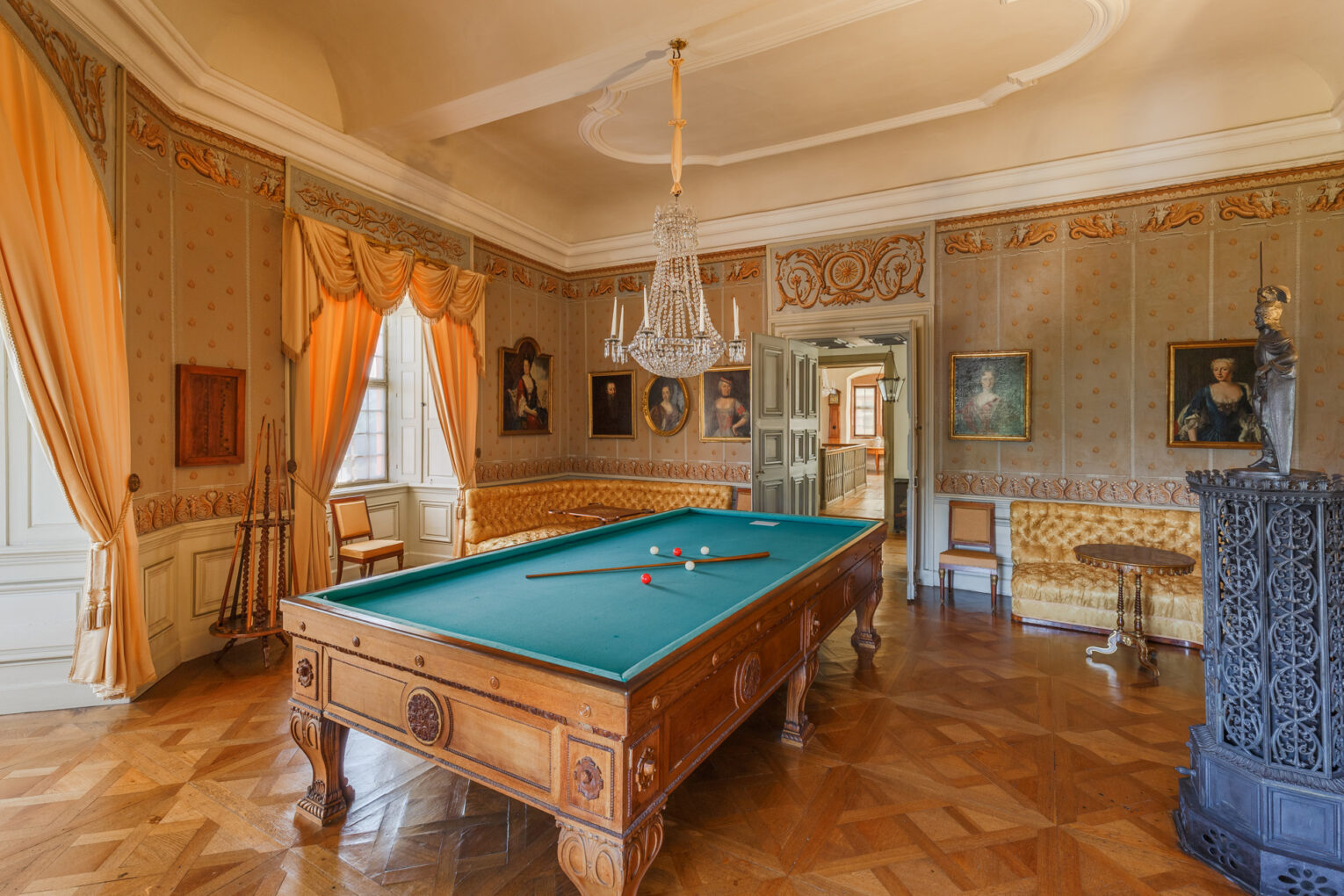 Weilburg Palace, billiard room