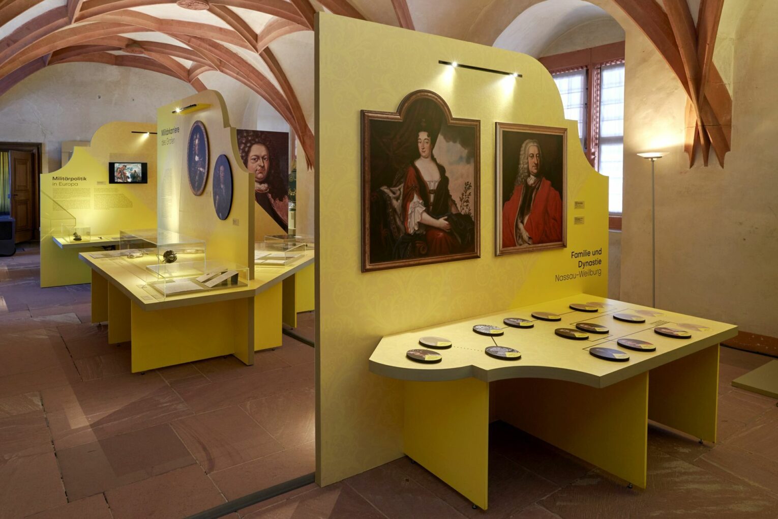 Weilburg Palace, exhibition in the Old Courtroom