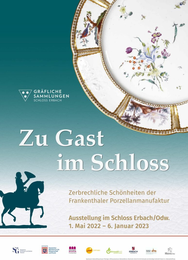 Ausstellungsplakat "Zu Gast im Schloss"
