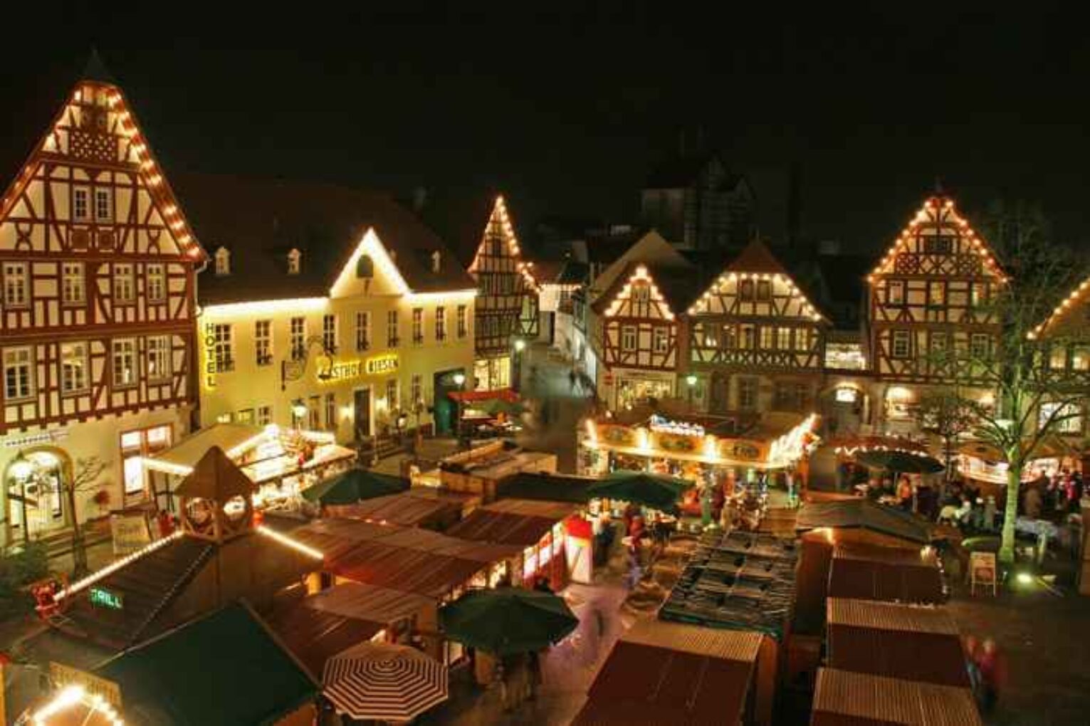Weihnachtsmarkt Seligenstadt Marktplatz Seligen Stadt Marketing