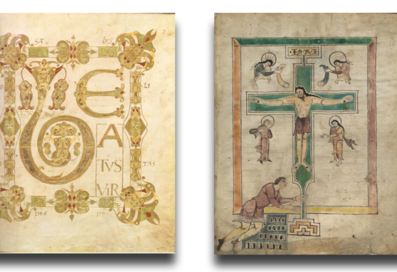 Zwei Folios aus dem Ludwigspsalter