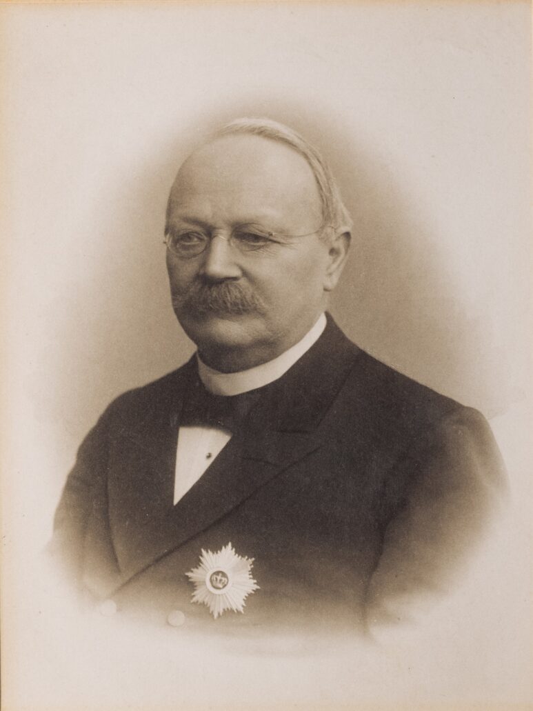 Prof Dr Georg Schaefer 1823 1908 Photographie ca 1895 SG Foto Thomas Neu
