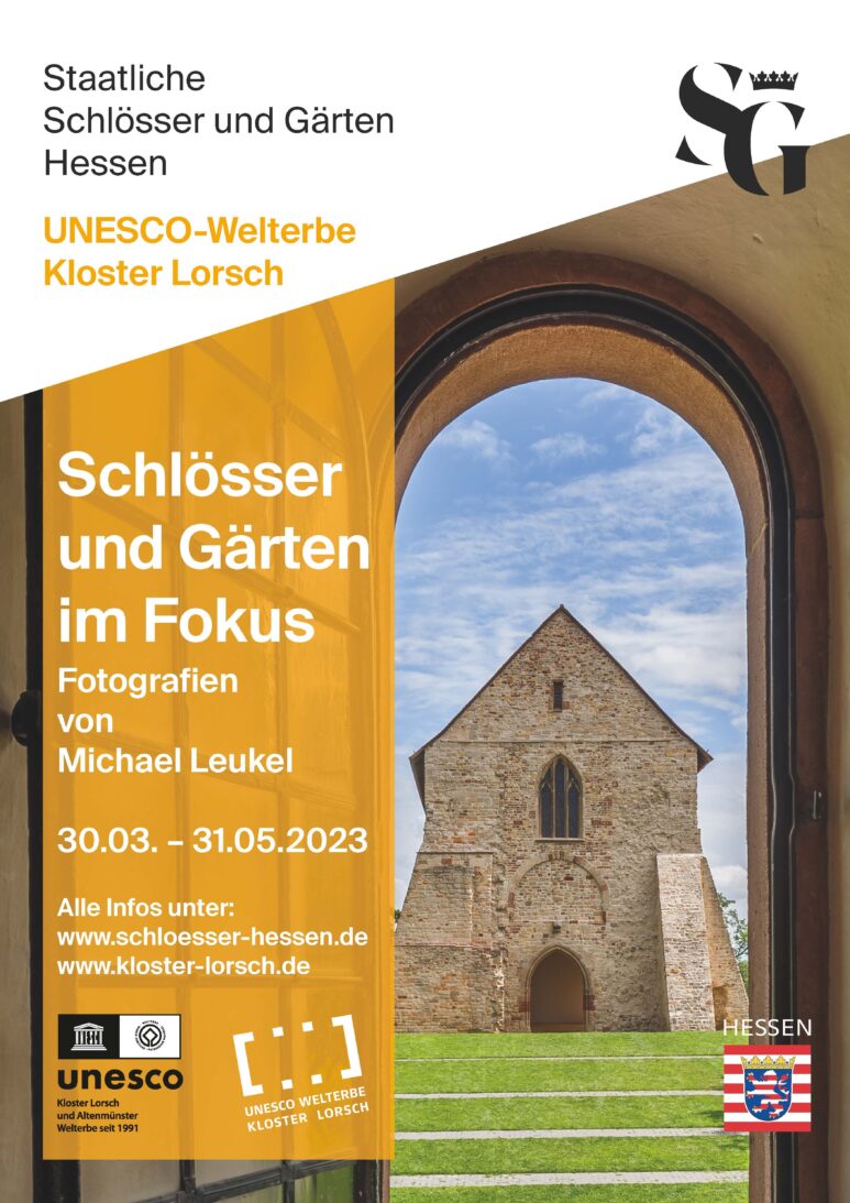 Plakat zur Foto-Wanderausstellung in Kloster Lorsch