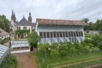 Das neue Ananashaus links neben der Klosterorangerie © Staatliche Schlösser und Gärten Hessen, Foto: Alexander Paul Englert